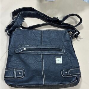 Rosetti Black Crossbody Bag with Stitching​​